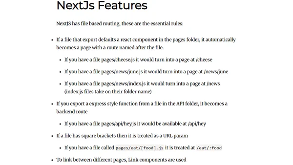 Basic Intro to NextJS