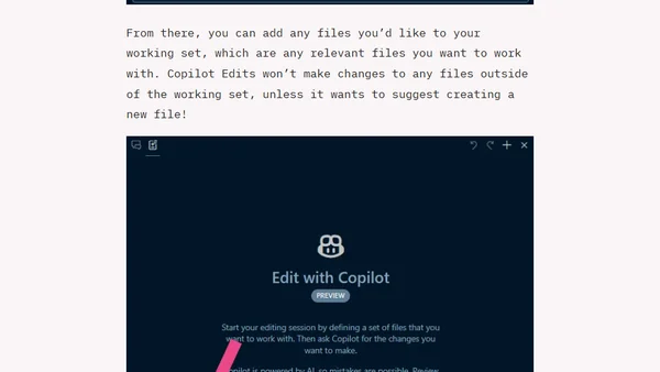 How to use GitHub Copilot Edits