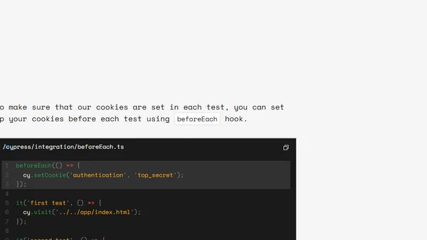 Cypress basics: Where did my cookies disappear?