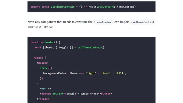 How to Use React Context Effectively
