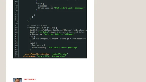 Populate Azure File Share from DevOps Pipeline