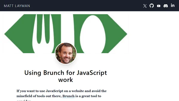 Using Brunch for JavaScript work