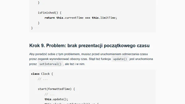 Jak zbudować licznik czasu?