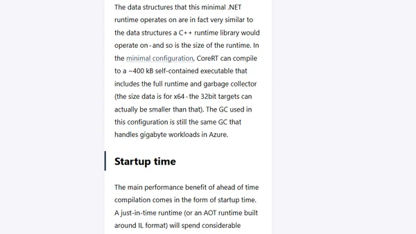 Fight the global warming: compile your C# apps ahead of time