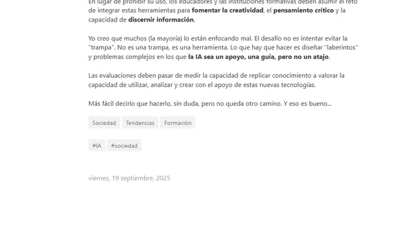 Los estudiantes 'abusan' de la IA ¿y qué?