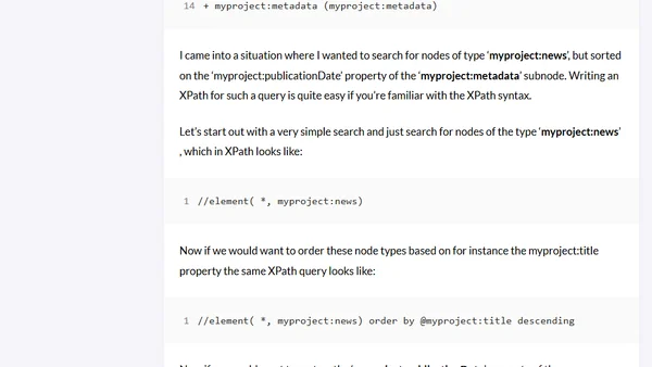 JCR: Sorting on child node properties