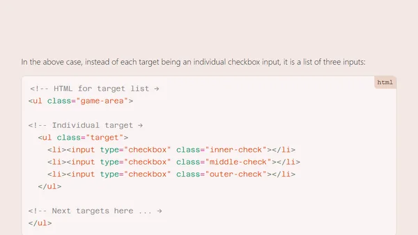 Pure CSS Games with Counter-Increment