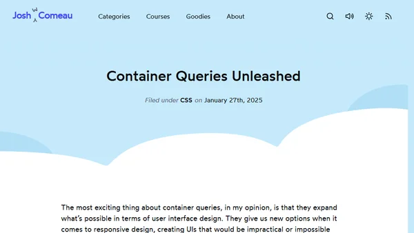 Container Queries Unleashed