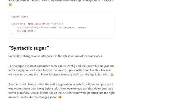 What's new in Vapor 4?