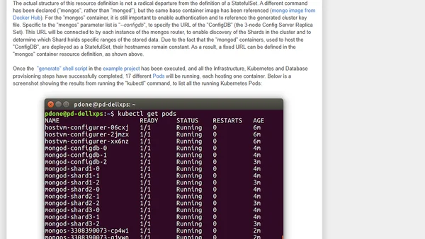 Deploying a MongoDB Sharded Cluster using Kubernetes StatefulSets on GKE