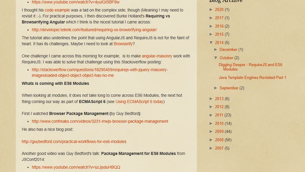 Digging Deeper - RequireJS and ES6 Modules