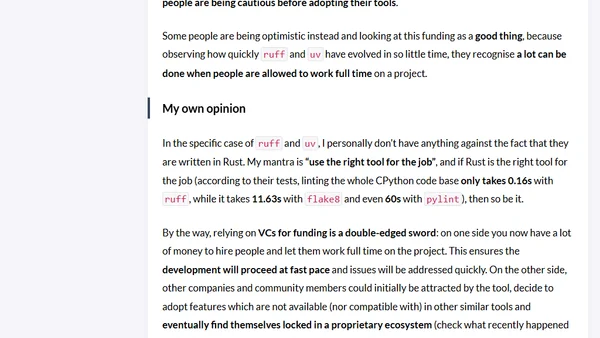 Building a healthy and sustainable funding model for open source software