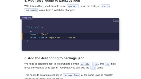 Svelte with TypeScript and Jest (Starter Project)