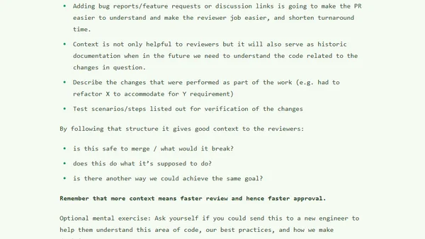 Code-Review best practices
