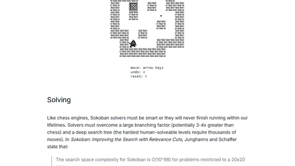 Building and Solving Sokoban