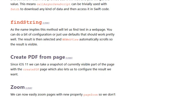 iOS 14: What is new for WKWebView