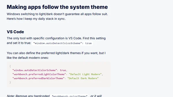 Quickly switching between Light and Dark mode on Windows!