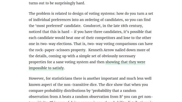 Rock, paper, scissors, Wilcoxon test