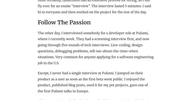 The Best Interview is No Interview: How I Get Jobs Without Applying