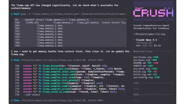 Omarchy 3 - Um dos Melhores Agentes pra Programação: Crush