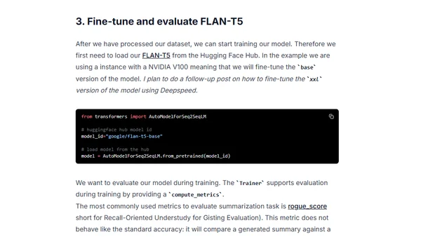 Fine-tune FLAN-T5 for chat and dialogue summarization