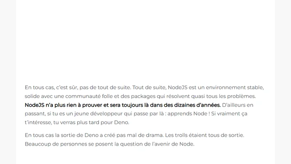 Deno V1 : une future alternative à NodeJS ?
