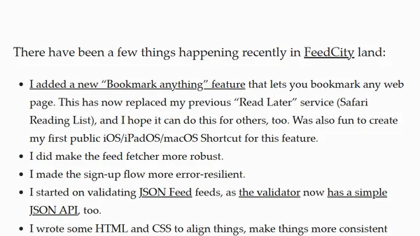 📄 FeedCity updates September 2025