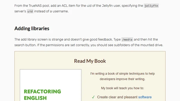 Installing Jellyfin on TrueNAS Core