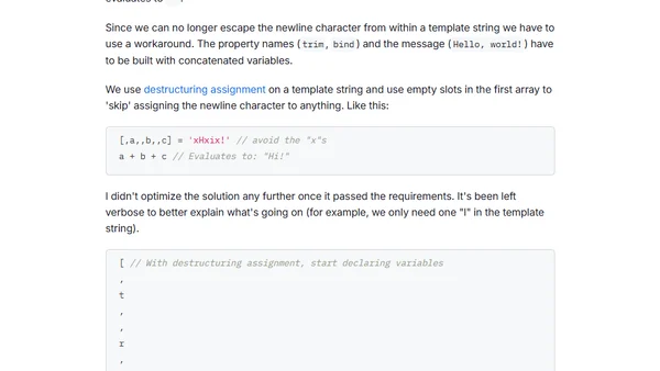 Hardest JavaScript Puzzle I've Ever Solved