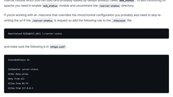 More Munin monitoring – track apache web server health