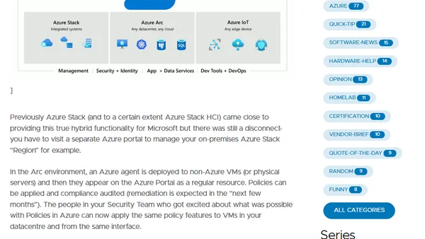 Azure Arc Announcement