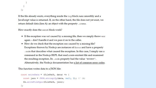 [Web dev for beginners] JSON and processing files in Node.js