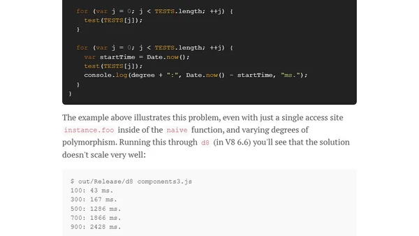 Impact of polymorphism on component-based frameworks like React