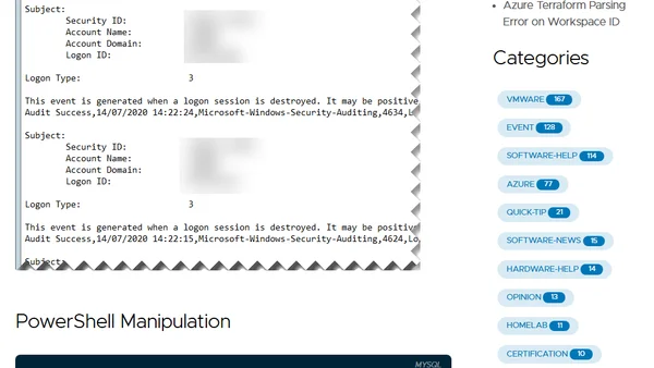 PowerShell- Get Usernames from Windows Security Log