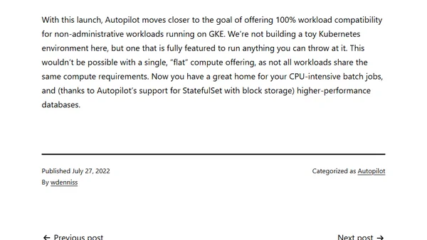 High-Performance Compute on Autopilot