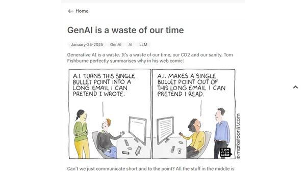 GenAI is a waste of our time