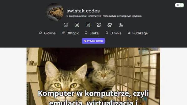 Komputer w komputerze, czyli emulacja, wirtualizacja i konteneryzacja