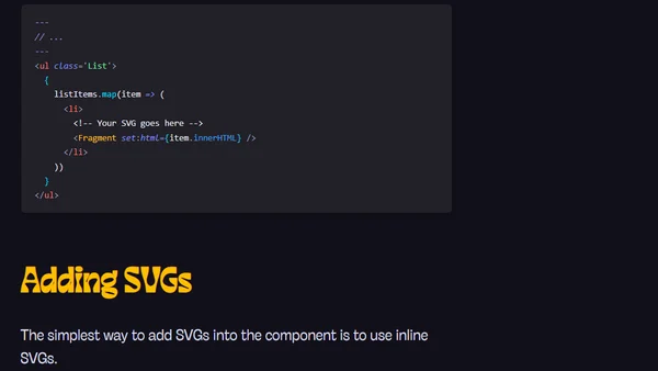 Building fancy list items in Astro