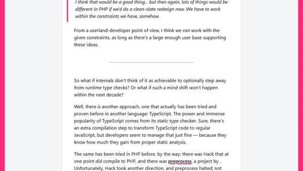 We don't need runtime type checks