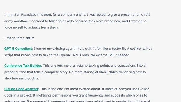 Why Everyone Should Try Claude Skills