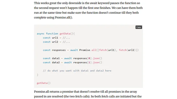 Making Multiple API Calls in Javascript