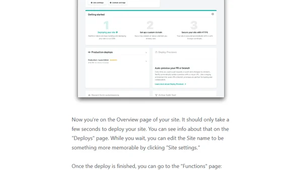 Super simple start to Netlify functions