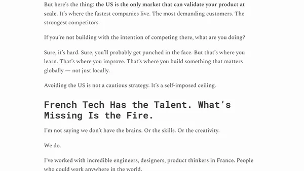 Why French Tech Is Playing Not to Lose