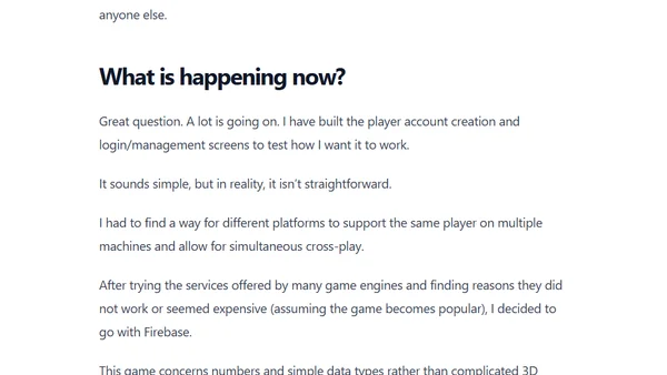 Indie game Project Hack - Convergence