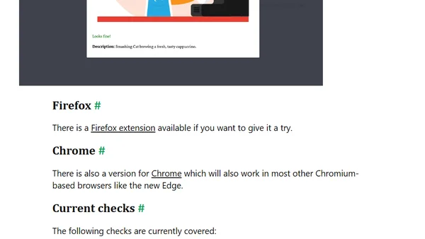 Better Image Description Browser Extension