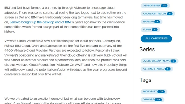 VMworld 2017 Europe Tuesday Keynote
