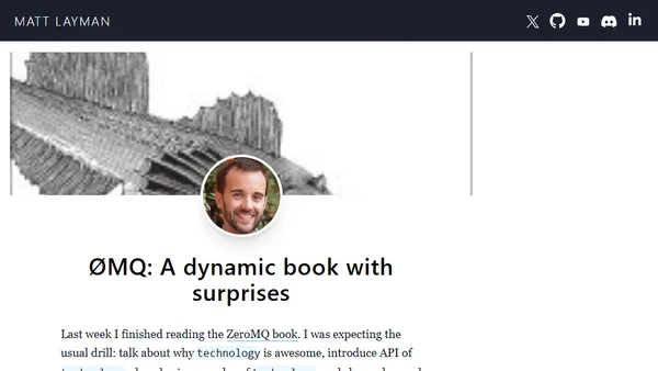 ØMQ: A dynamic book with surprises