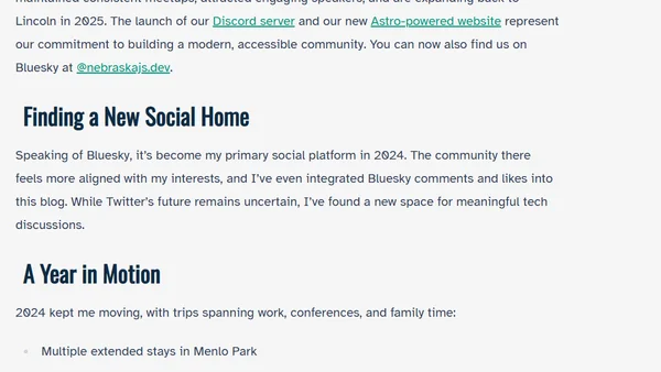 2024 Review - A Year of Growth and Change