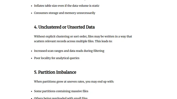 The Cost of Neglect — How Apache Iceberg Tables Degrade Without Optimization