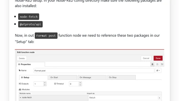 Building Social Media Bots With Node-RED